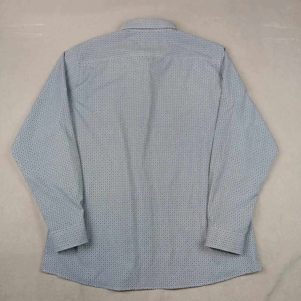 Tom‎ Baine 4XL 20-20.5 Mens Shirt Performance 4 Way Stretch Flip Cuff Geometric